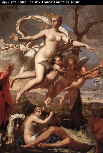 POUSSIN, Nicolas Venus Presenting Arms to Aeneas (detail) af